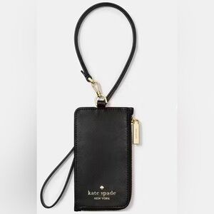 Kate Spade Black Card Lanyard